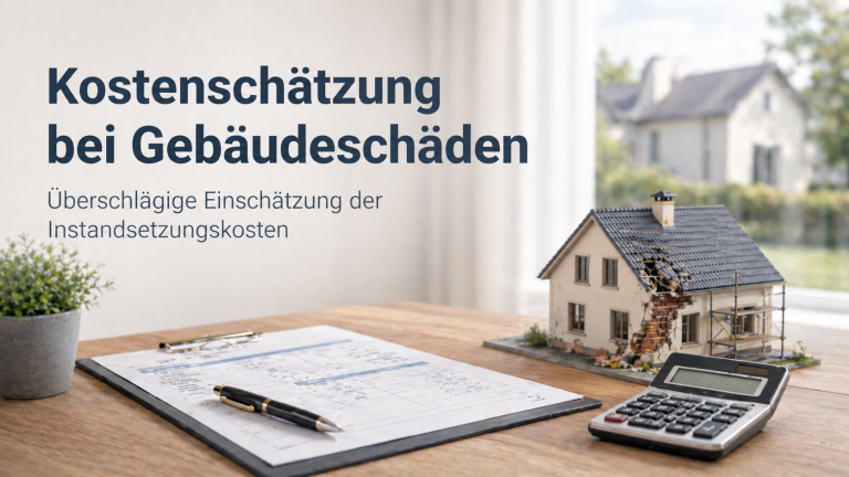 Technische Hauskaufberatung Übersicht eines Wohngebäudes zur technischen Einschätzung im Rahmen einer Hauskaufberatung
